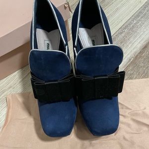 miu miu calzature donna platform loafers